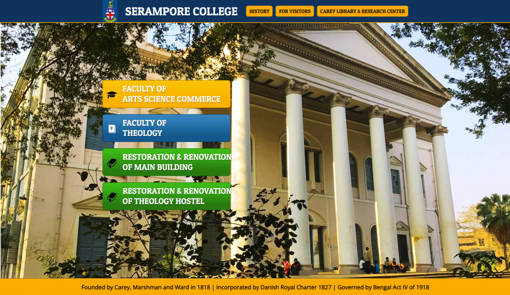 Serampore College new admission form