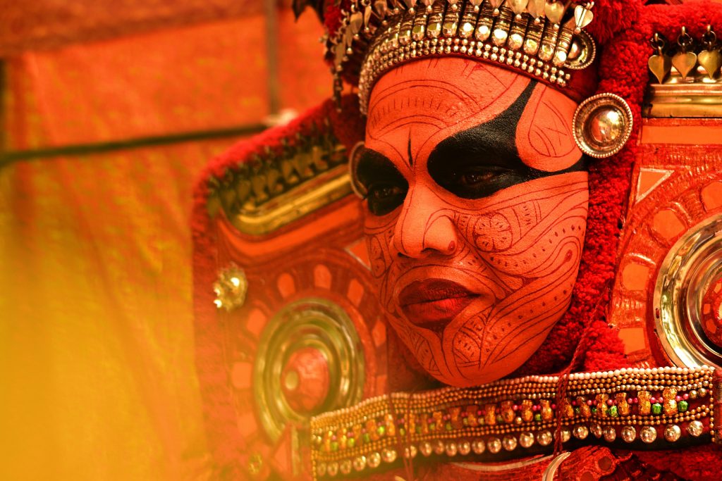 Kerala Festival List - Theyyam Makeup