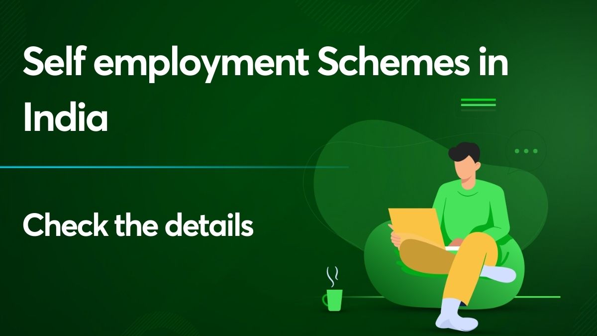 Self employment Schemes in India