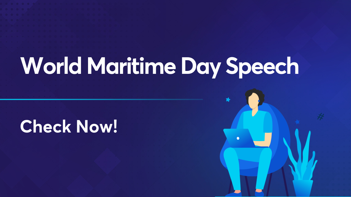 World Maritime Day Speech