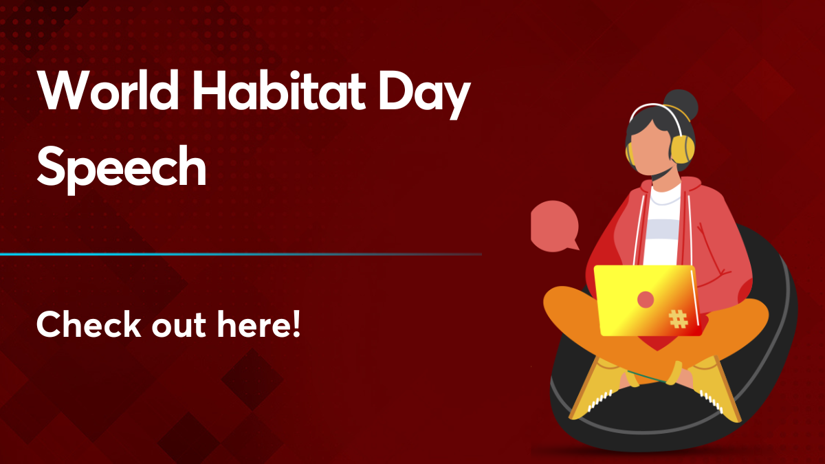 World Habitat Day Speech
