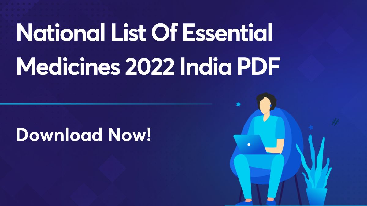 National List Of Essential Medicines 2022 India PDF
