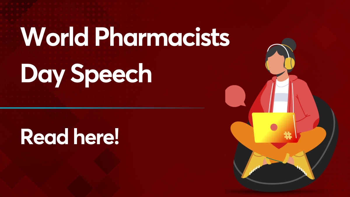World Pharmacists Day speech