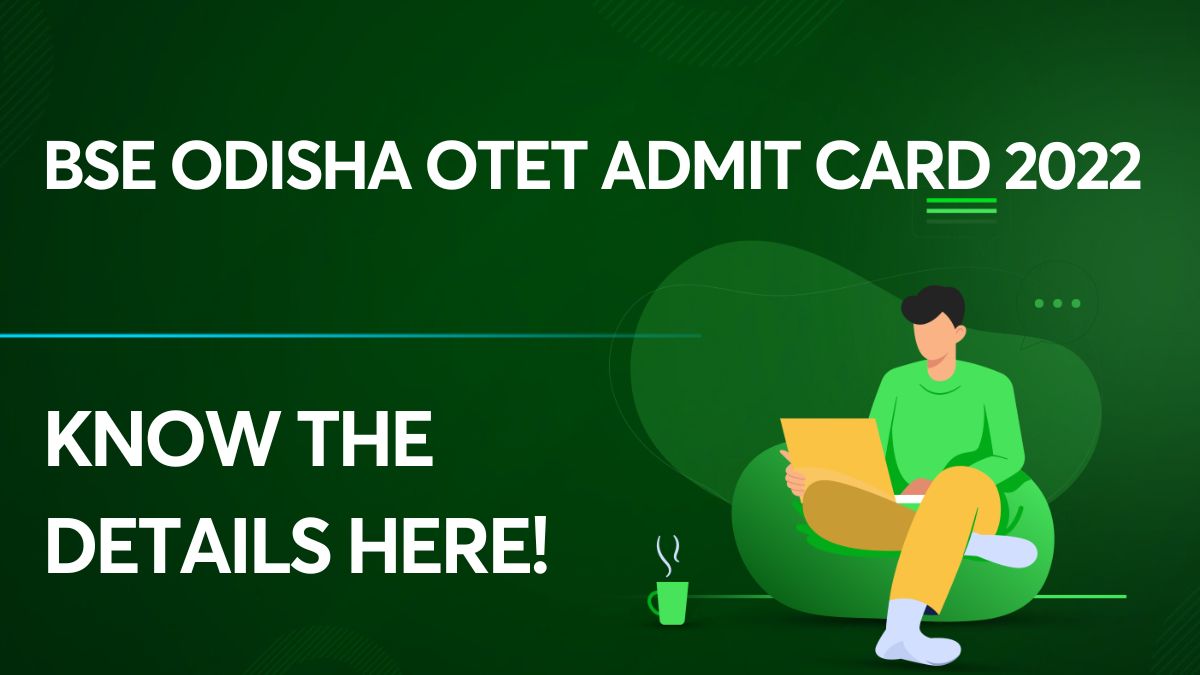 bse odisha otet admit card 2022