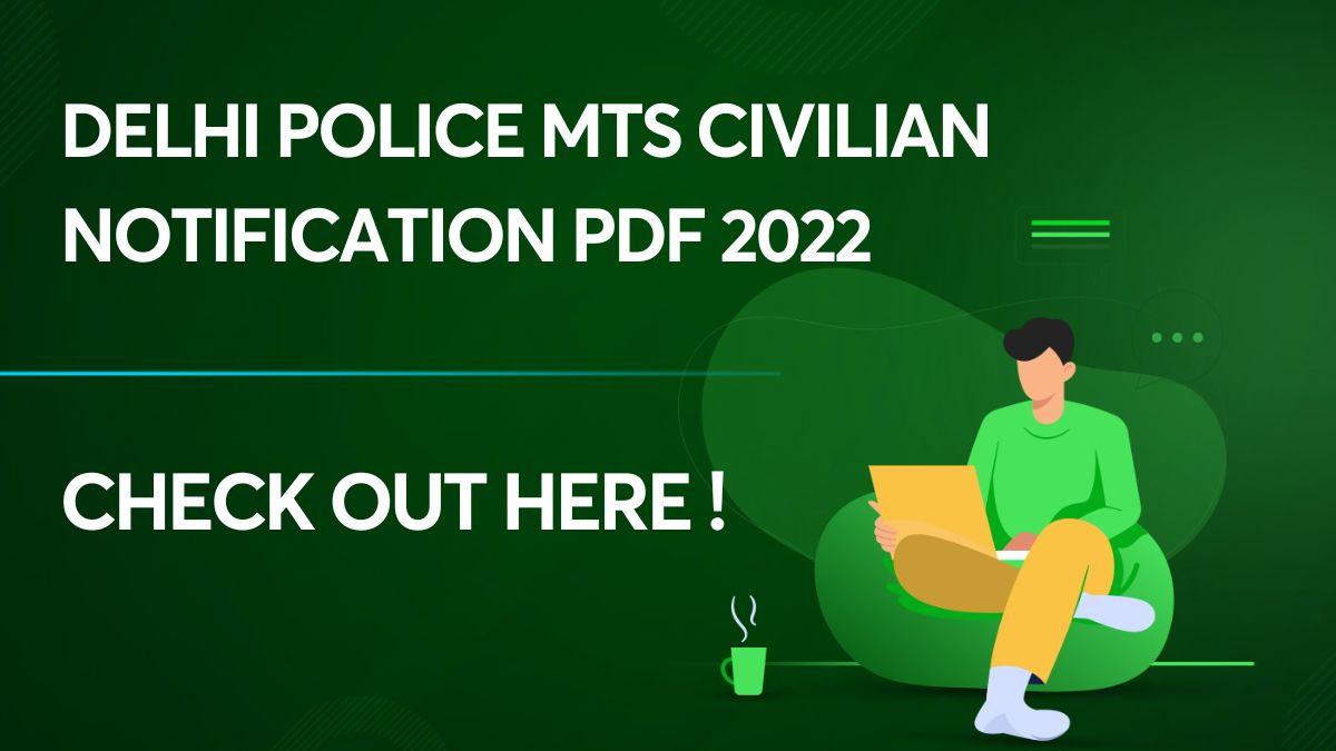 delhi police mts civilian notification pdf 2022