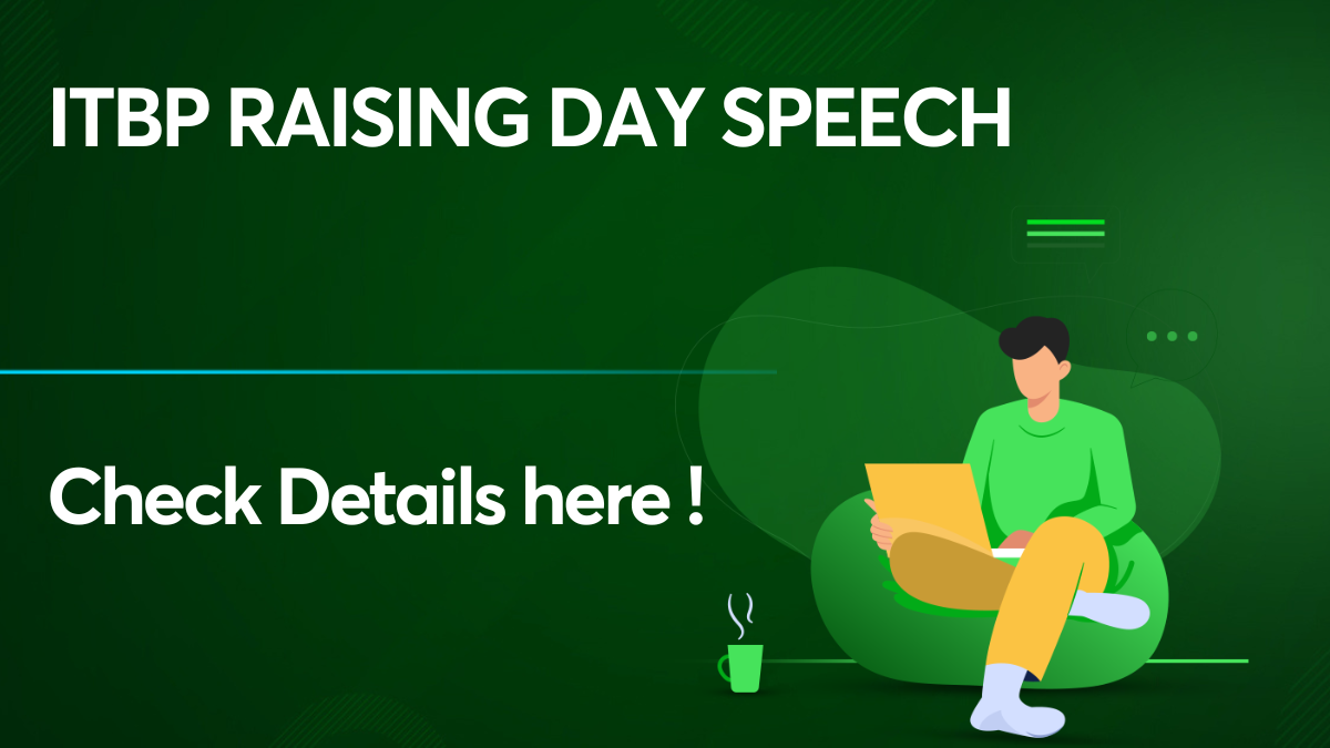 ITBP Raising Day Speech