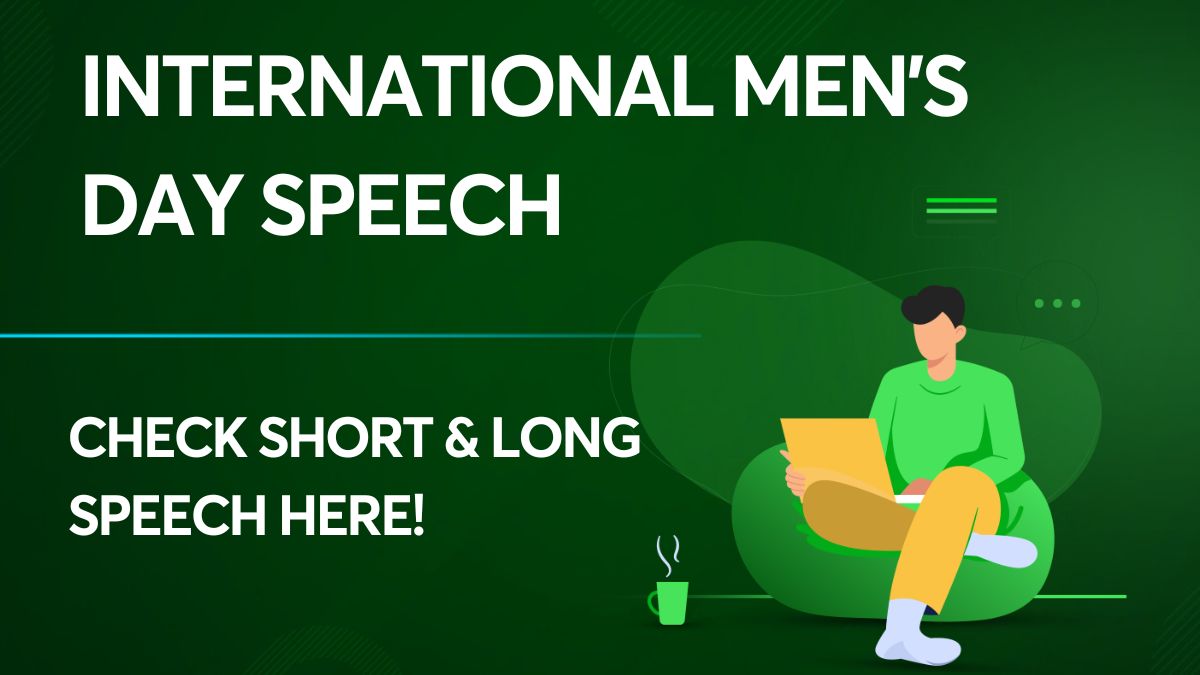 Speech On International Men's Day